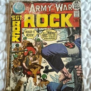 Army at War Comic Featuring Rock